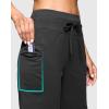 imageWomens 7 Athletic Hiking Long Shorts with Side Pockets High Waisted Stretchy Bermuda Shorts for Women Workout CasualDark Grey