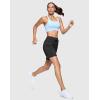 imageWomens 7 Athletic Hiking Long Shorts with Side Pockets High Waisted Stretchy Bermuda Shorts for Women Workout CasualDark Grey