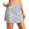 imageG Gradual 1618 Skorts for Woman Golf Skirt with 2 Pockets Stretchy High Waisted Builtin Shorts for Tennis Summer CasualAbstract Floral