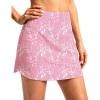imageG Gradual 1618 Skorts for Woman Golf Skirt with 2 Pockets Stretchy High Waisted Builtin Shorts for Tennis Summer CasualPink Paisley