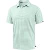 imageG Gradual Mens Golf Shirt Dry Fit Moisture Wicking Performance Short Sleeve Striped Polo Shirts for Men Dressy CasualMint Green Stripe