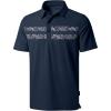 imageMens Golf Shirts Dry Fit Moisture Wicking Performance Short Sleeve Collared Polo Shirts for Casual Athletic BusinessNavy Flower