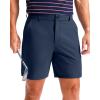 imageMens Golf Shorts 7 9 11 Inseam with 5 Pockets Lightweight Stretch Quick Dry Casual Dress Hybrid Short for MenNavy