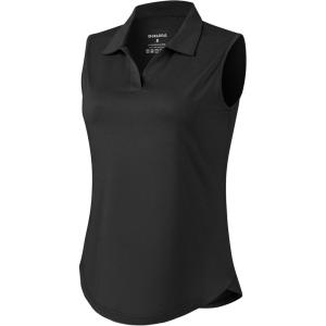 imageG Gradual Sleeveless Golf Shirts for Women Collared V Neck Tennis Tank Top Cooling Polo UPF 50 Quick Dry LightweightBlack