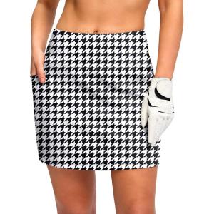 imageG Gradual Womens Golf Skirts Skort 4 Side Pockets High Waisted Stretchy Tennis Skirt with Short Athletic CasualHoundstooth
