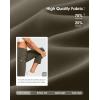 imageG Gradual Petite Pants for Women 2426 Ankle Pants 2 Pockets Stretchy 78 Sweatpants for Golf Travel Athletic CasualArmy Green