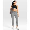 imageG Gradual Petite Pants for Women 2426 Ankle Pants 2 Pockets Stretchy 78 Sweatpants for Golf Travel Athletic CasualBright Grey