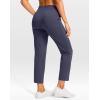 imageG Gradual Petite Pants for Women 2426 Ankle Pants 2 Pockets Stretchy 78 Sweatpants for Golf Travel Athletic CasualNavy