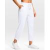 imageG Gradual Petite Pants for Women 2426 Ankle Pants 2 Pockets Stretchy 78 Sweatpants for Golf Travel Athletic CasualWhite