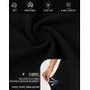 imageG Gradual Womens High Waisted 9 Bermuda Shorts with Zipper Pockets Athletic Workout Long Shorts for Women Knee LengthBlack