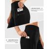 imageG Gradual Womens High Waisted 9 Bermuda Shorts with Zipper Pockets Athletic Workout Long Shorts for Women Knee LengthBlack