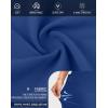 imageG Gradual Womens High Waisted 9 Bermuda Shorts with Zipper Pockets Athletic Workout Long Shorts for Women Knee LengthBlue