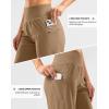 imageG Gradual Womens High Waisted 9 Bermuda Shorts with Zipper Pockets Athletic Workout Long Shorts for Women Knee LengthBronze Green