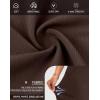 imageG Gradual Womens High Waisted 9 Bermuda Shorts with Zipper Pockets Athletic Workout Long Shorts for Women Knee LengthBrown