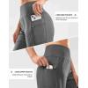 imageG Gradual Womens High Waisted 9 Bermuda Shorts with Zipper Pockets Athletic Workout Long Shorts for Women Knee LengthCharcoal