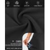 imageG Gradual Womens High Waisted 9 Bermuda Shorts with Zipper Pockets Athletic Workout Long Shorts for Women Knee LengthDark Grey