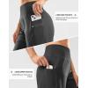 imageG Gradual Womens High Waisted 9 Bermuda Shorts with Zipper Pockets Athletic Workout Long Shorts for Women Knee LengthDark Grey