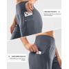 imageG Gradual Womens High Waisted 9 Bermuda Shorts with Zipper Pockets Athletic Workout Long Shorts for Women Knee LengthDusty Blue