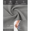imageG Gradual Womens High Waisted 9 Bermuda Shorts with Zipper Pockets Athletic Workout Long Shorts for Women Knee LengthLight Grey