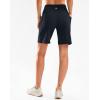 imageG Gradual Womens High Waisted 9 Bermuda Shorts with Zipper Pockets Athletic Workout Long Shorts for Women Knee LengthNavy