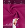 imageG Gradual Womens High Waisted 9 Bermuda Shorts with Zipper Pockets Athletic Workout Long Shorts for Women Knee LengthRose