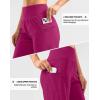 imageG Gradual Womens High Waisted 9 Bermuda Shorts with Zipper Pockets Athletic Workout Long Shorts for Women Knee LengthRose