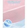 imageMens Golf Shirt Grid Lightweight Short Sleeve Dry Fit Moisture Wicking Performance Athletic Collared Polo Shirts for MenLight Pink