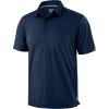 imageMens Golf Shirt Grid Lightweight Short Sleeve Dry Fit Moisture Wicking Performance Athletic Collared Polo Shirts for MenNavy Blue