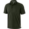 imageMens Golf Shirt Grid Lightweight Short Sleeve Dry Fit Moisture Wicking Performance Athletic Collared Polo Shirts for MenOlive Green
