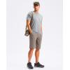 imageG Gradual Mens Golf Shorts 11 Long with 4 Pockets Lightweight Knee Length Elastic Waist Quick Dry Casual Dress Work Shorts Stone Grey XL