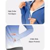 imageG Gradual Womens UPF 50 Sun Protection Hoodie Jacket Lightweight Zip Up Jackets Long Sleeve Shirts for Women Hiking OutdoorBlueWhite Gradient