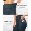 image28303234 Inseam Womens Bootcut Yoga Pants Long Bootleg HighWaisted Flare Pants with PocketsCharcoal
