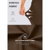 image28303234 Inseam Womens Bootcut Yoga Pants Long Bootleg HighWaisted Flare Pants with PocketsCoffee Brown
