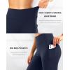 image28303234 Inseam Womens Bootcut Yoga Pants Long Bootleg HighWaisted Flare Pants with PocketsNavy