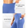 image28303234 Inseam Womens Bootcut Yoga Pants Long Bootleg HighWaisted Flare Pants with PocketsWild Indigo