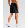 imageG Gradual Mens Gym Workout Shorts Zipper Pockets 5  7 Quick Dry Breathable Runing Athletic Short for MenBlack