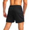 imageG Gradual Mens Gym Workout Shorts Zipper Pockets 5  7 Quick Dry Breathable Runing Athletic Short for MenBlack