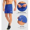 imageG Gradual Mens Gym Workout Shorts Zipper Pockets 5  7 Quick Dry Breathable Runing Athletic Short for MenBlue