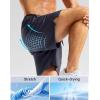 imageG Gradual Mens Gym Workout Shorts Zipper Pockets 5  7 Quick Dry Breathable Runing Athletic Short for MenDark Grey