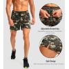 imageG Gradual Mens Gym Workout Shorts Zipper Pockets 5  7 Quick Dry Breathable Runing Athletic Short for MenGreen Camo