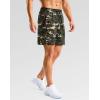 imageG Gradual Mens Gym Workout Shorts Zipper Pockets 5  7 Quick Dry Breathable Runing Athletic Short for MenGreen Camo