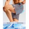 imageG Gradual Mens Gym Workout Shorts Zipper Pockets 5  7 Quick Dry Breathable Runing Athletic Short for MenGrey