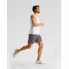 imageG Gradual Mens Gym Workout Shorts Zipper Pockets 5  7 Quick Dry Breathable Runing Athletic Short for MenGrey