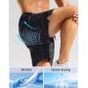 imageG Gradual Mens Gym Workout Shorts Zipper Pockets 5  7 Quick Dry Breathable Runing Athletic Short for MenGrey Camo
