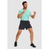 imageG Gradual Mens Gym Workout Shorts Zipper Pockets 5  7 Quick Dry Breathable Runing Athletic Short for MenGrey Camo