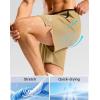 imageG Gradual Mens Gym Workout Shorts Zipper Pockets 5  7 Quick Dry Breathable Runing Athletic Short for MenKhaki