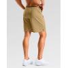 imageG Gradual Mens Gym Workout Shorts Zipper Pockets 5  7 Quick Dry Breathable Runing Athletic Short for MenKhaki