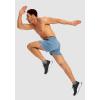 imageG Gradual Mens Gym Workout Shorts Zipper Pockets 5  7 Quick Dry Breathable Runing Athletic Short for MenLight Blue