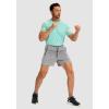 imageG Gradual Mens Gym Workout Shorts Zipper Pockets 5  7 Quick Dry Breathable Runing Athletic Short for MenLight Grey