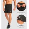 imageG Gradual Mens Gym Workout Shorts Zipper Pockets 5  7 Quick Dry Breathable Runing Athletic Short for MenOlive Green